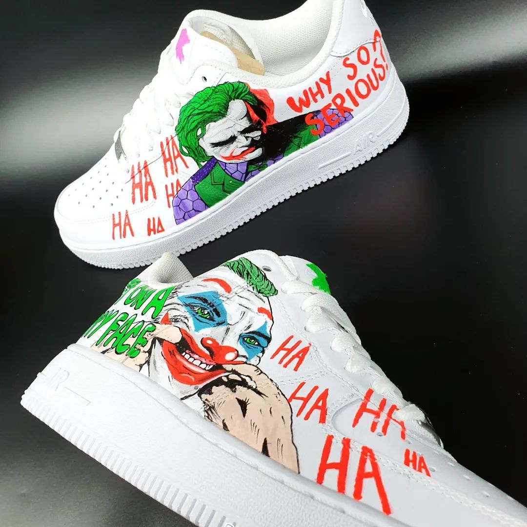 Custom joker nikes best sale