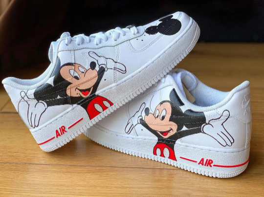 Nike air force 1 mickey mouse on sale