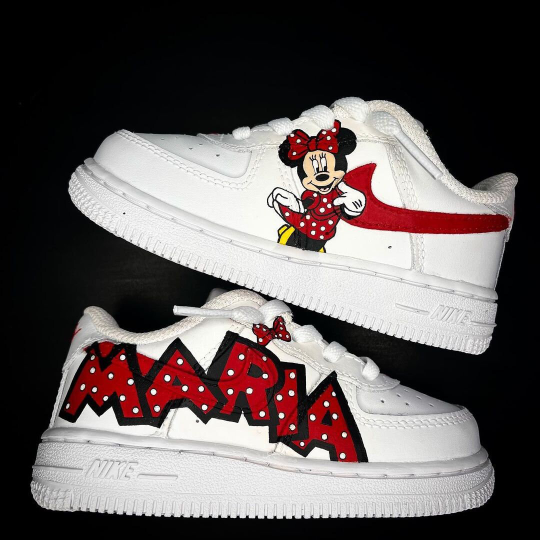 Custom Disney Air Force 1 Mickey Mouse Design Shoes Disney Trip