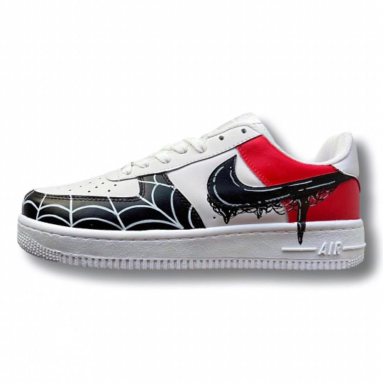 Custom Spiderman AF1 Sneakers – Hand-Painted Design