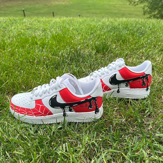 Custom Spider Drip Air Force 1 Shoes