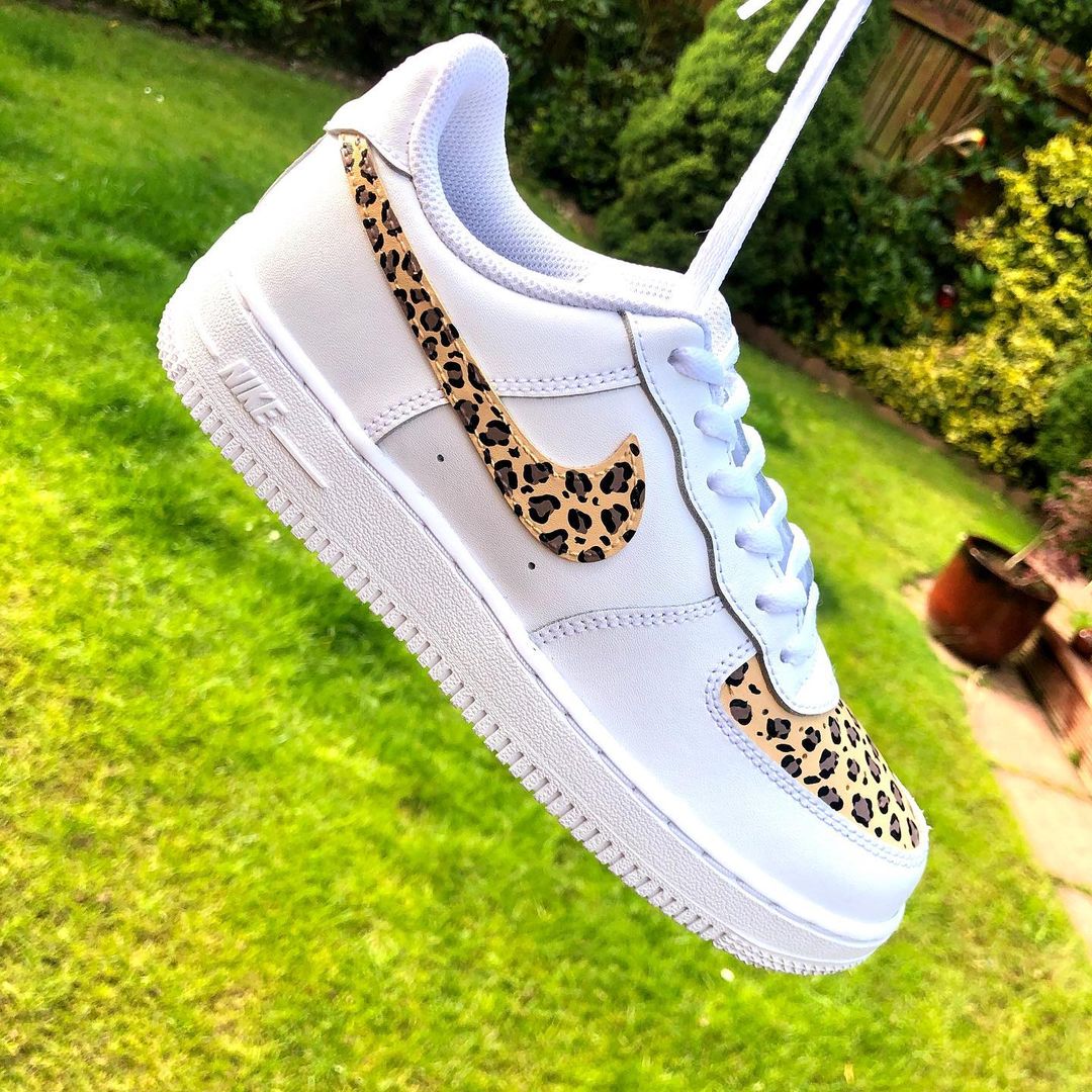 Leopard Design Hand Painted Custom Air Force 1