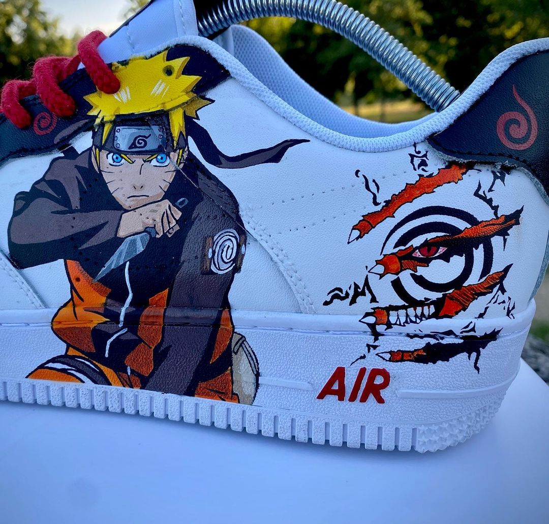 Naruto Custom Air Force 1 Sneakers