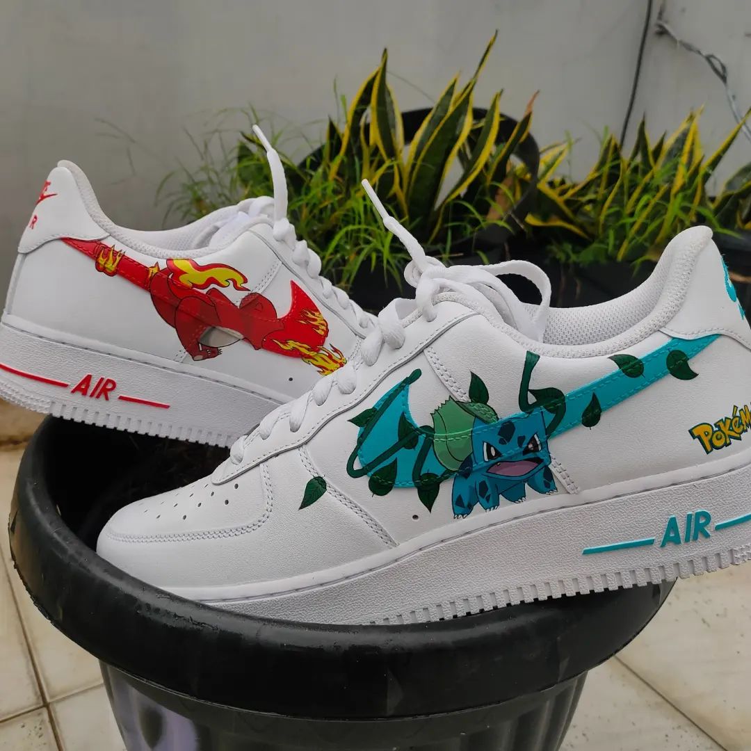 Custom Pokemon Air Force 1 Sneakers