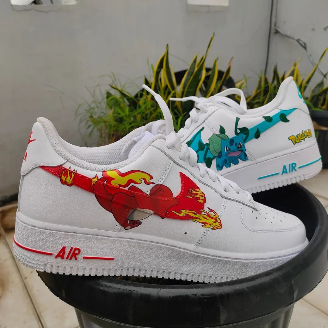 Custom Pokemon Air Force 1 Sneakers