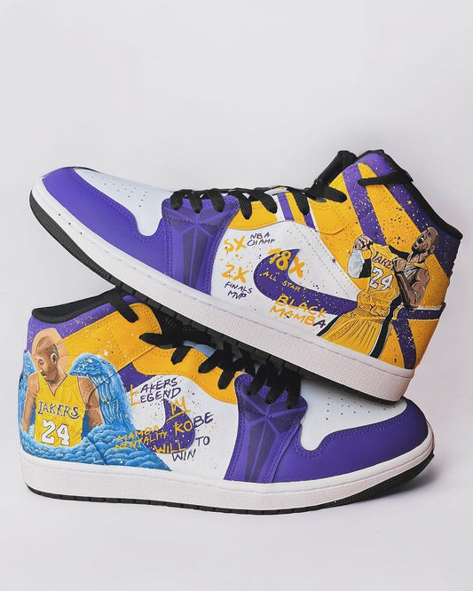 Kobe Brayt Hand Painted Custom Air Jordans