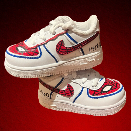 Custom Made Children Spiderman Air Force 1 Sneakers