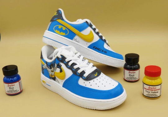 Batman Custom Shoes for Antihero Lovers - Hand Painted Kids and Adults Air Force 1 Sneakers