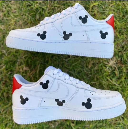 Custom Mickey Mouse Air Force 1 Shoes for Family