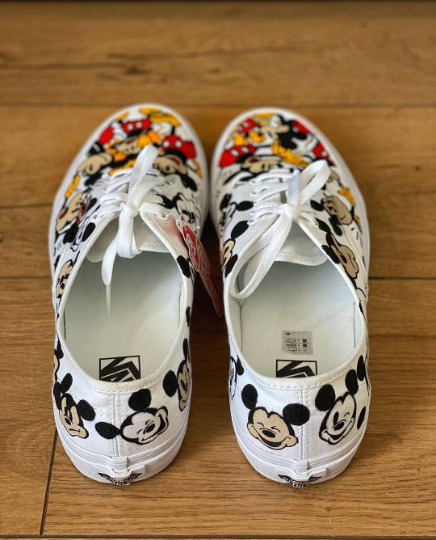 Mickey Mouse Disney Shoes - Hand Painted Custom Authentic Vans Shoes