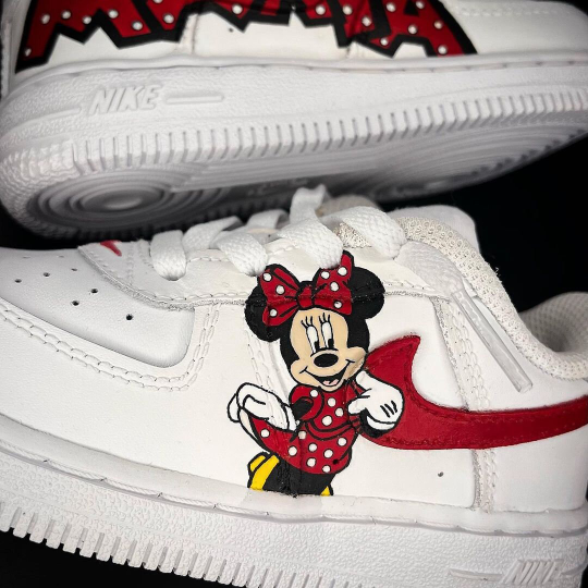 Custom Disney Air Force 1 Mickey Mouse Design Shoes - Disney Trip Family Sneakers